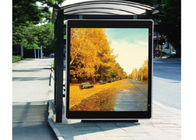 P3.91 옥외 풀 컬러 지도된 전시 버스 정류소 혁신적인 가벼운 상자 램프 포스트