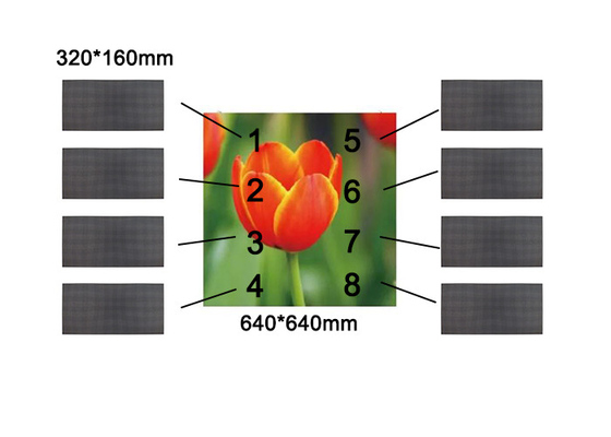 실내/외부 임대 LED 화면 P2.5 P3.07 P4 640*640mm 다이 펌핑 알루미늄