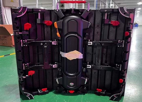 IP43 실내 P2.9 렌터 LED 스크린, 무대 이벤트용 7680 갱신 속도 이동 및 곡선 배경