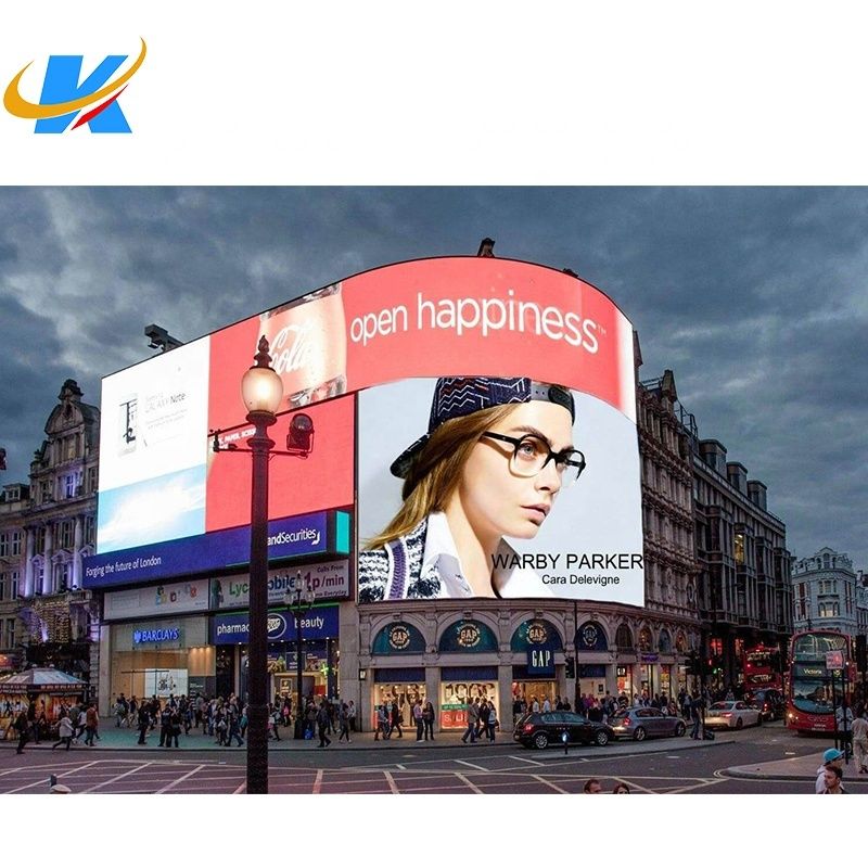 P10 옥외 LED 전광판 6500cd/sqm 풀 컬러 디스플레이