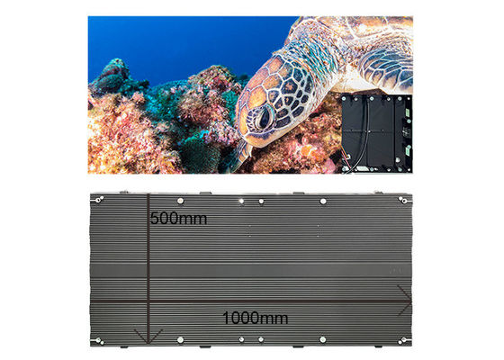 P3.91 1000*500mm 실내 LED 디스플레이 벽 장착/중고 전면 유지보수