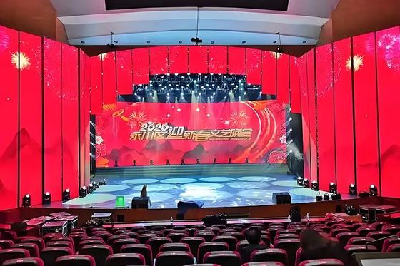 P3.9 실내 임대 LED 패널에너지 효율성 오디토리움 및 전시회용 7680Hz 갱신 속도